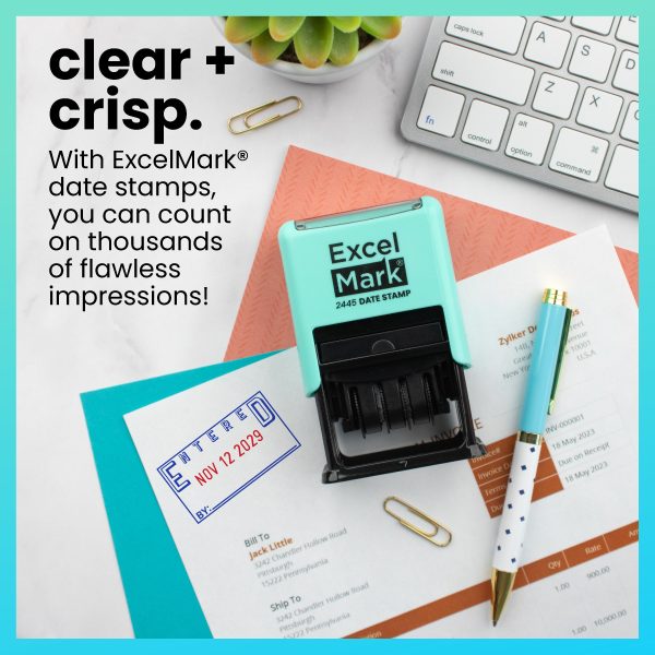 Entered Date Stamp For Cheap - Image 5