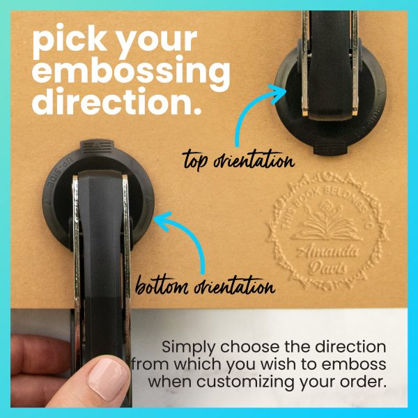 Vintage Border Book Embosser For Cheap - Image 4