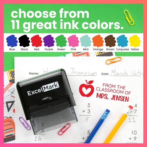 Custom From the Classroom Of Stamp Cheap - Image 4